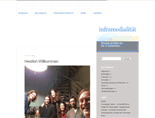 Tablet Screenshot of inframedialitaet.de